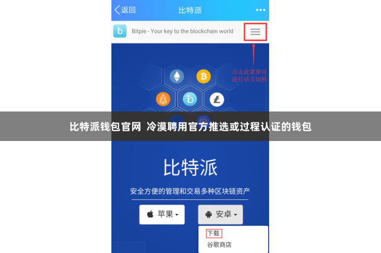 比特派钱包官网  冷漠聘用官方推选或过程认证的钱包