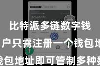 比特派多链数字钱包  用户只需注册一个钱包地址即可管制多种数字钞票