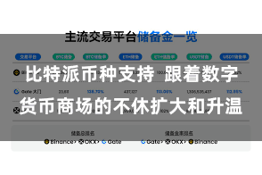 比特派币种支持  跟着数字货币商场的不休扩大和升温