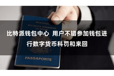 比特派钱包中心  用户不错参加钱包进行数字货币科罚和来回