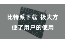 比特派下载 极大方便了用户的使用
