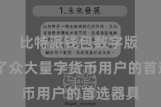 比特派钱包数字版  成为了众大量字货币用户的首选器具