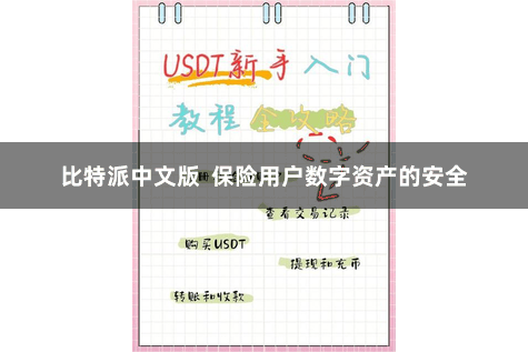 比特派中文版  保险用户数字资产的安全